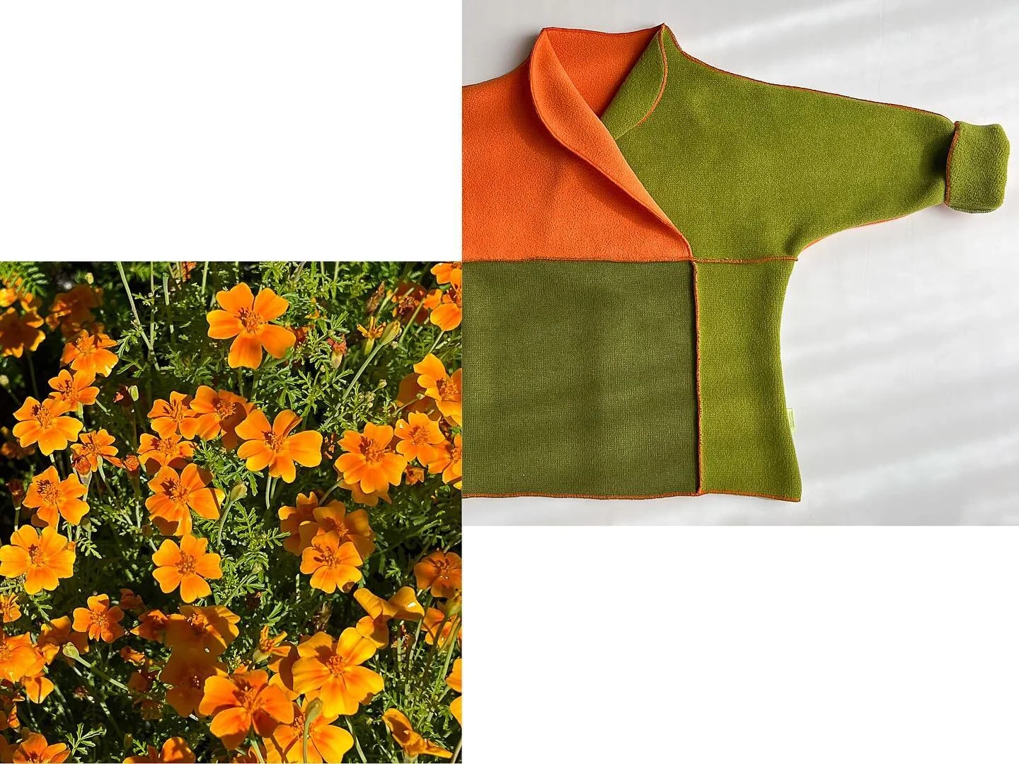 07- miniPull_Crois&eacute; / Orange

- - -
Oranges les fleurs / Jardin de M&eacute;tis

- - -
Se souvenir, finalement, et pour terminer la s&eacute;rie /

Le Pull_Crois&eacute; pour les minis -

En 5 tailles / sur commande &agrave; l&rsquo;Atelier MA