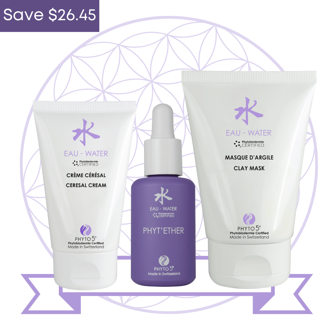 Water Face Bundle [Day Cream, Phyt'Ether, Clay Mask] for Winter. Quantum Energetic. GET 10% OFF. SAVE $26.45