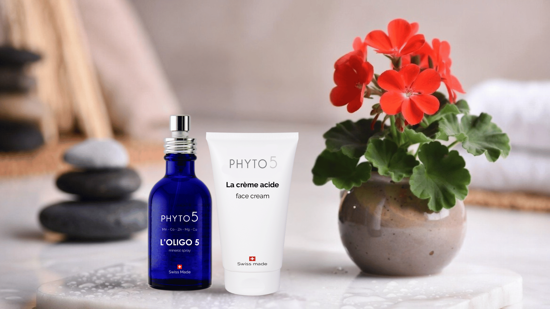 PHYTO5 Natural pH Balancing Face Cream and Oligo5 Trace Mineral Spray – restore skin harmony, hydration, and essential minerals