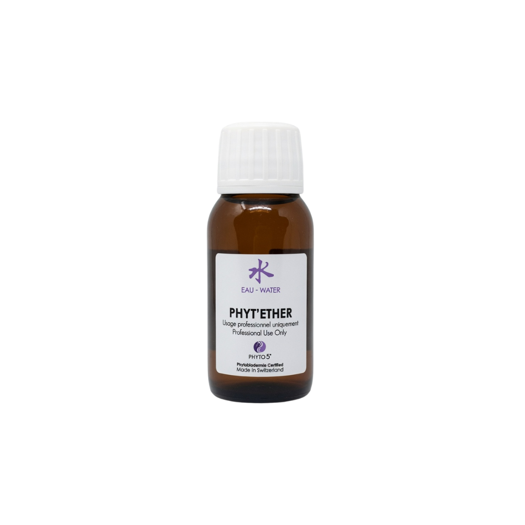A 2 oz. professional size Water element Phyt'Ether serum with purple labeling