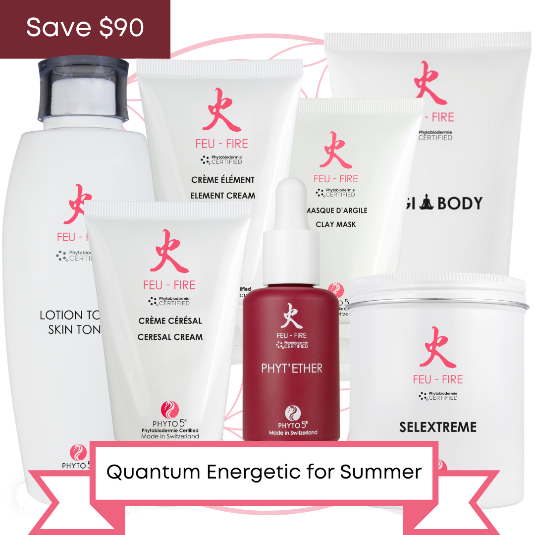 Entire Fire Element Skincare Line Seasonal for Summer, Quantum Energetic