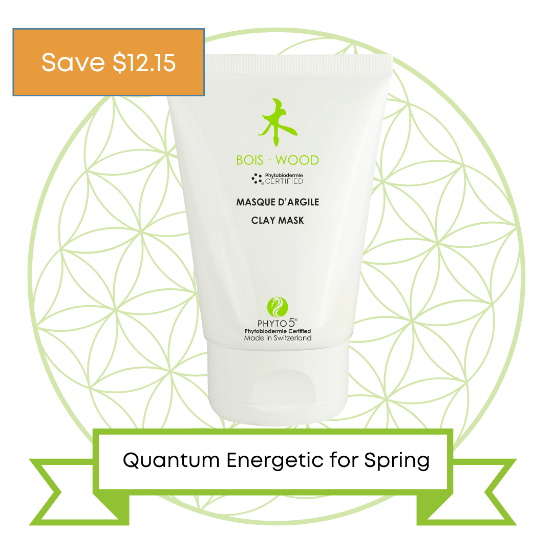 Masque d'Argile Bois [Wood Seasonal Green Clay Mask for Spring  • Quantum Energetic]