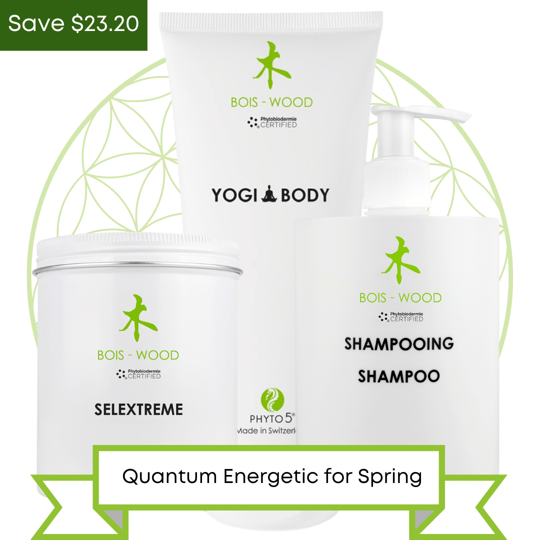 Wood Body Bundle [Yogi Body Gel, Selextreme, Shampoo] • quantum energetic. GET 10% OFF. SAVE $23.20.