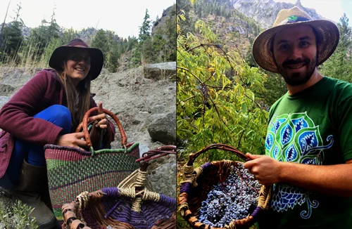 Hauling baskets down to the Blue Elder motherlode!