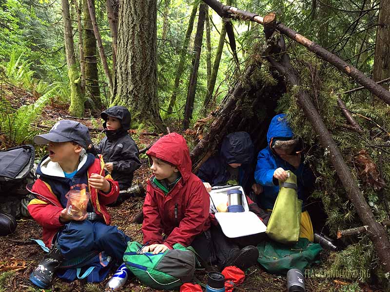 We love this debris shelter!