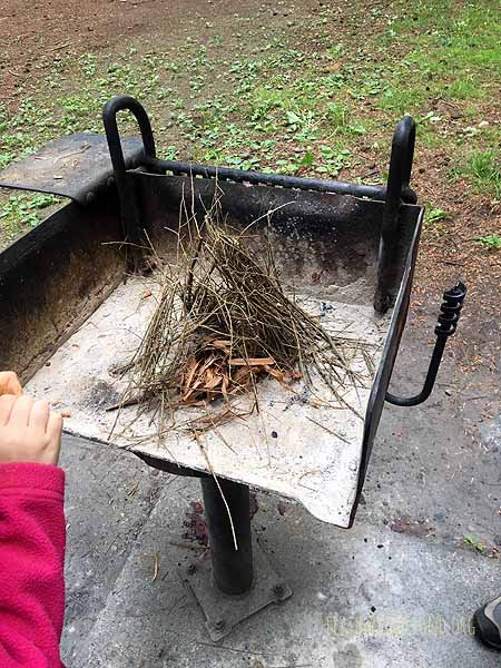 Working on the fire structure