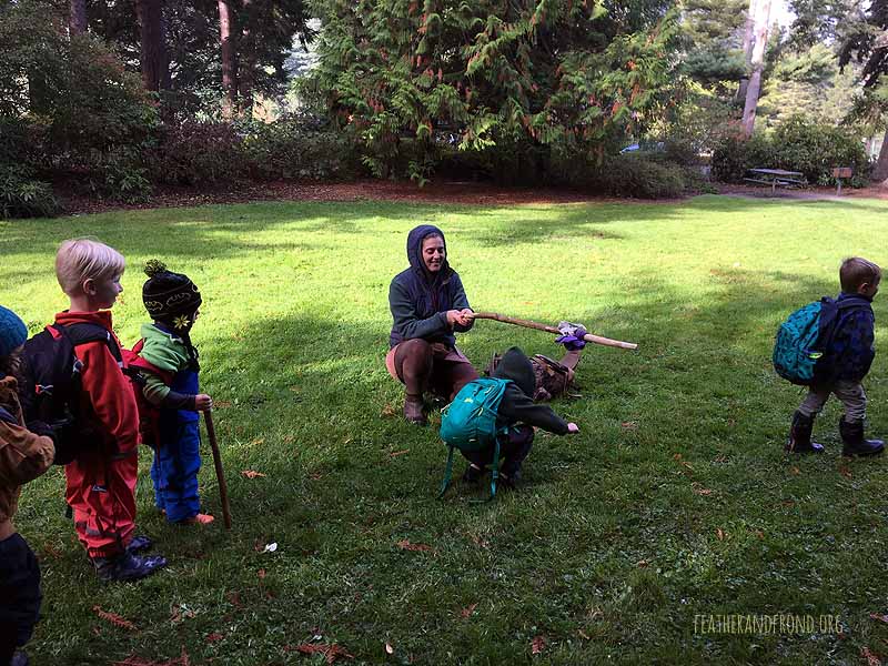 Impromptu game of Limbo!
