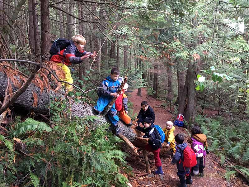 This crew loves to climb