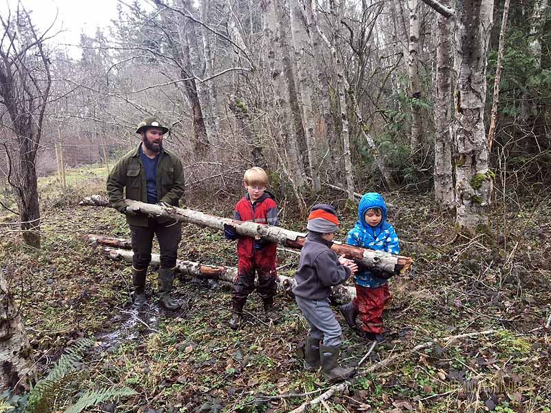 Building a bridge over the mud monsters