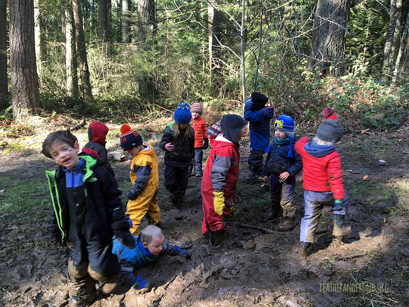 The mud monsters are hungry for boots this time of year!