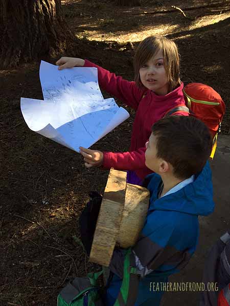 Douglina the squirrel left a map that leads to some sort of treasure!