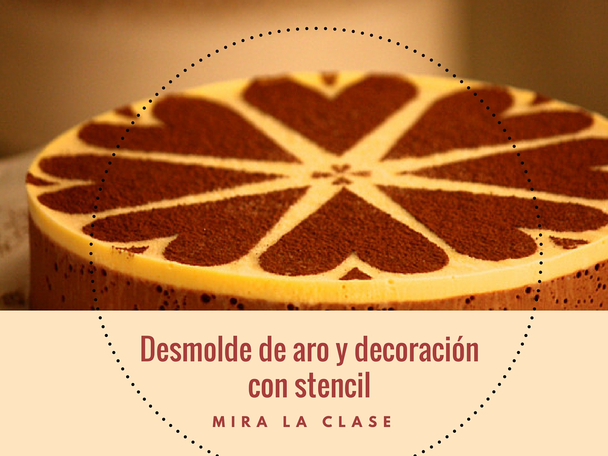 Desmolde de Aro y Decoracion con Stencil