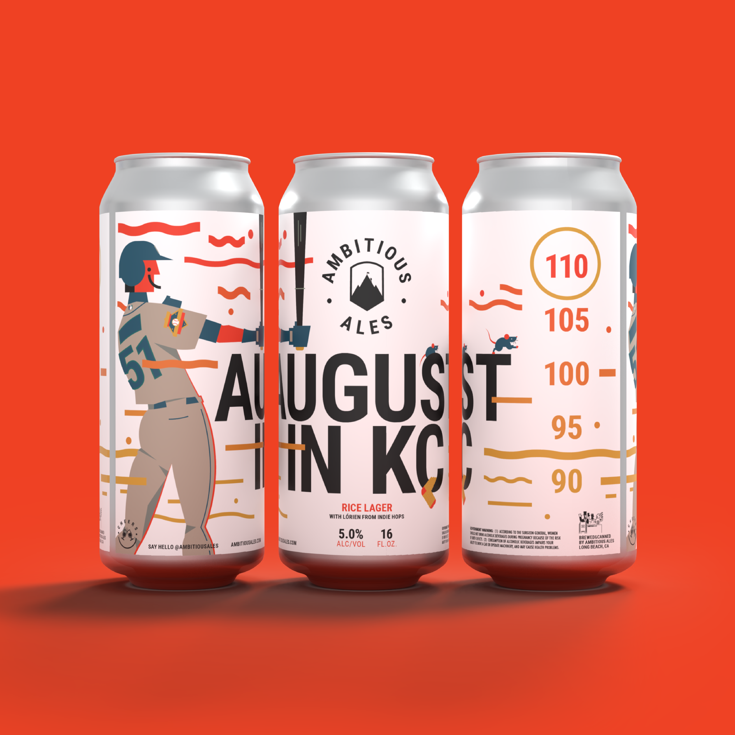 August in KC - Rice Lager brewed by Ambitious Ales in Long Beach CA.