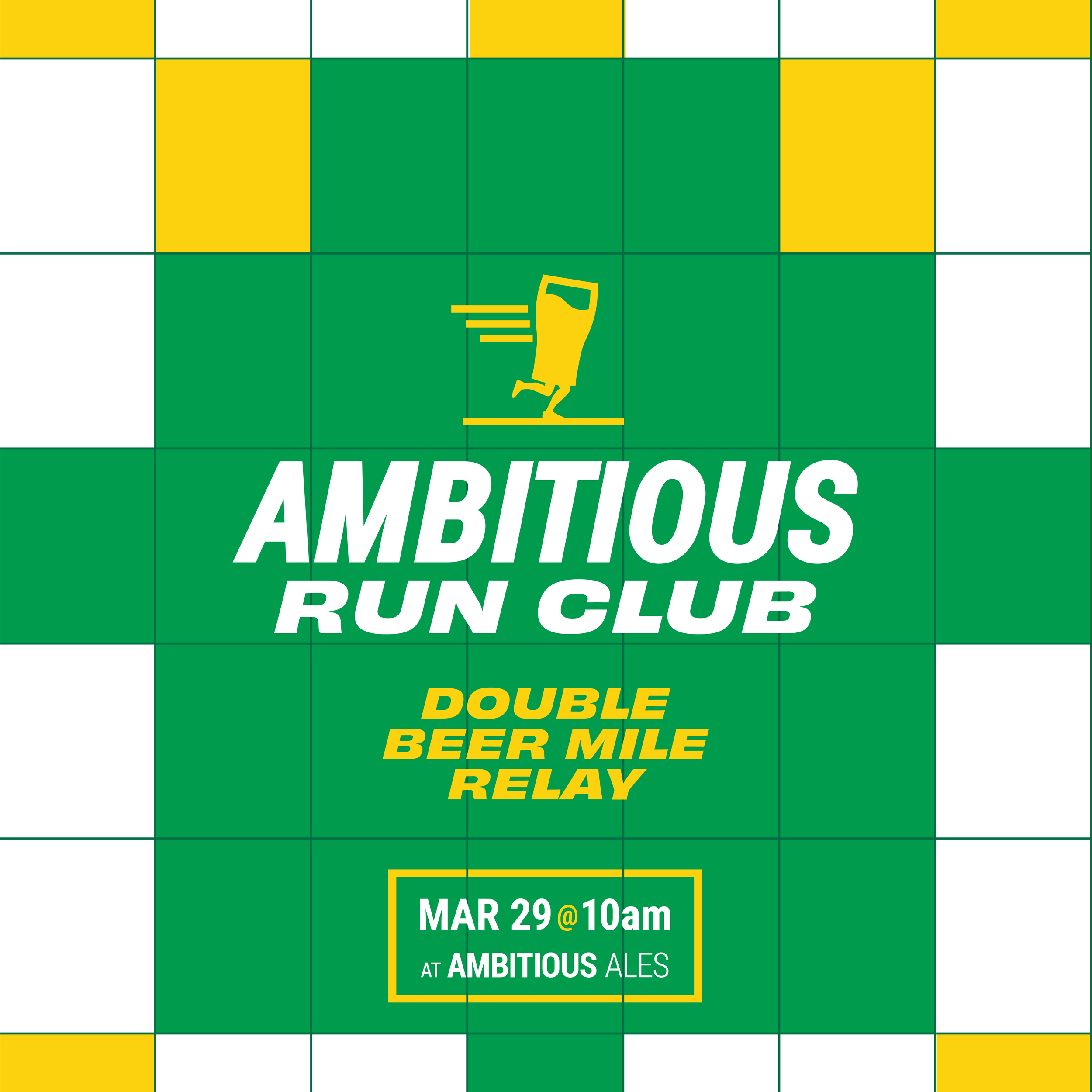 7 YEAR ANNIVERSARY DOUBLE BEER MILE RELAY