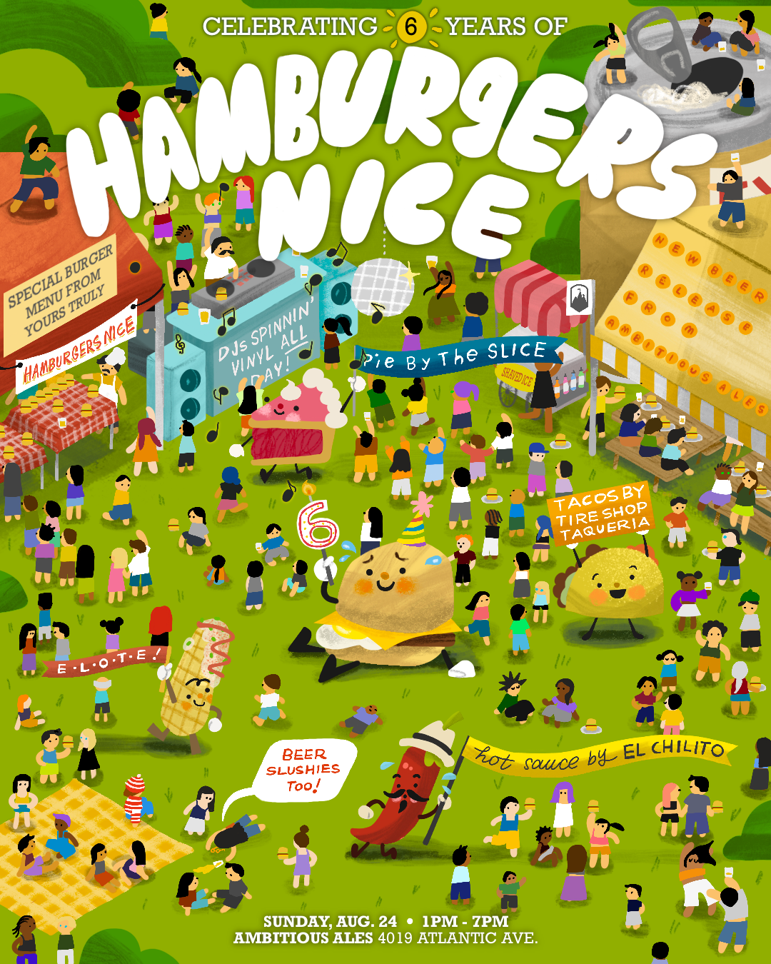 Hamburgers Nice 6th Anniversary Celebration!