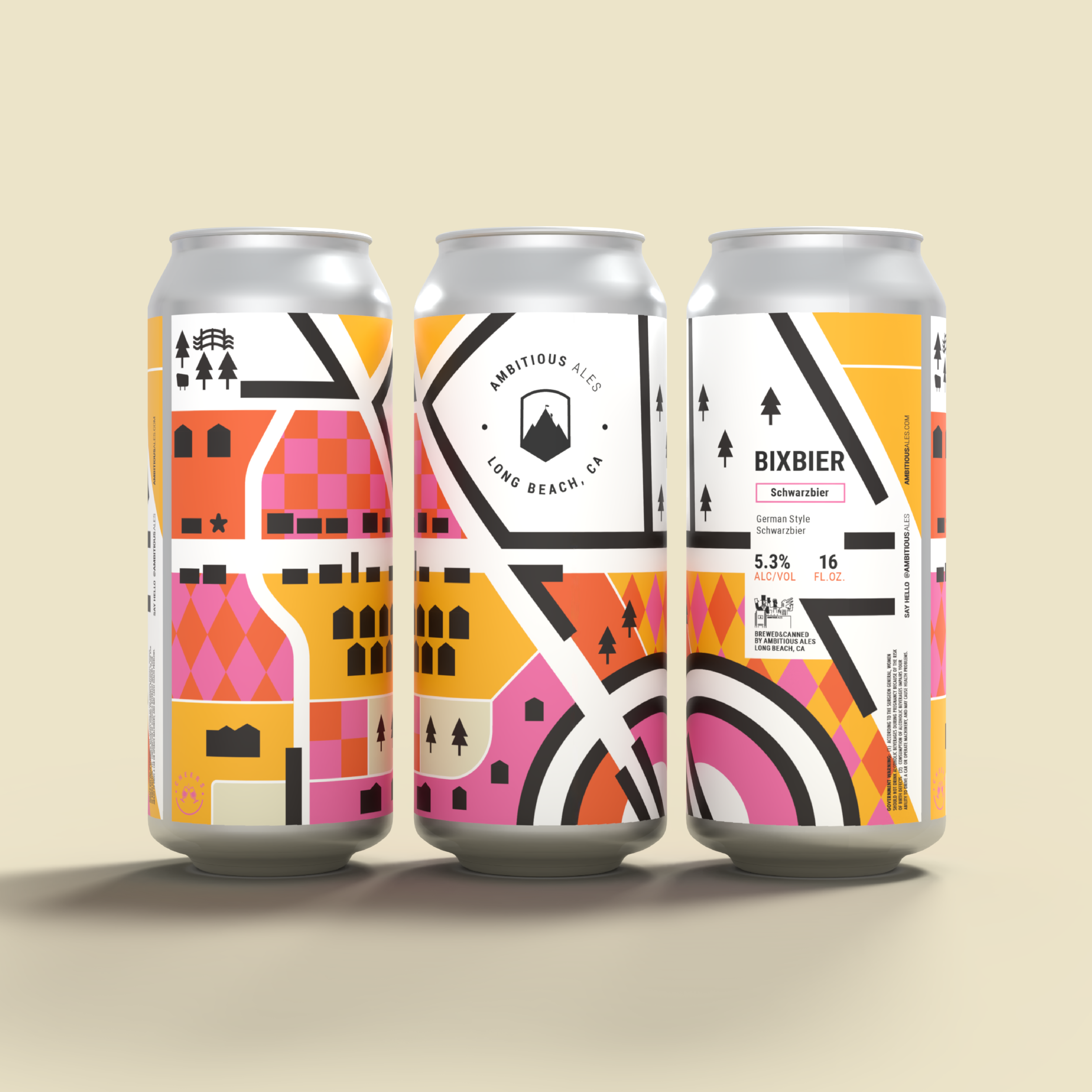 Bixbier, German style schwarzbier. Brewed by Ambitious Ales in Long Beach CA.