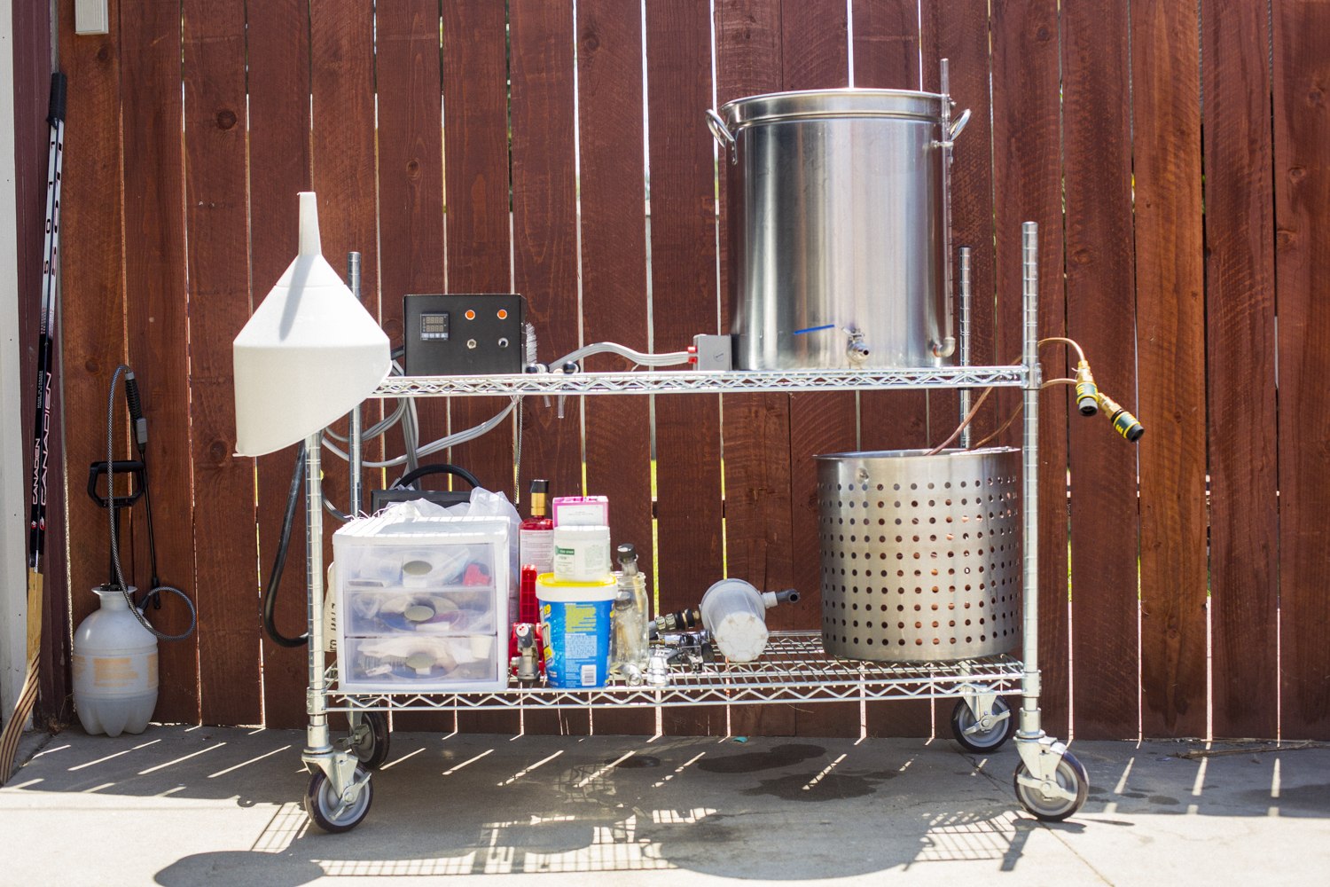 Ambitious Ales original home brew set up