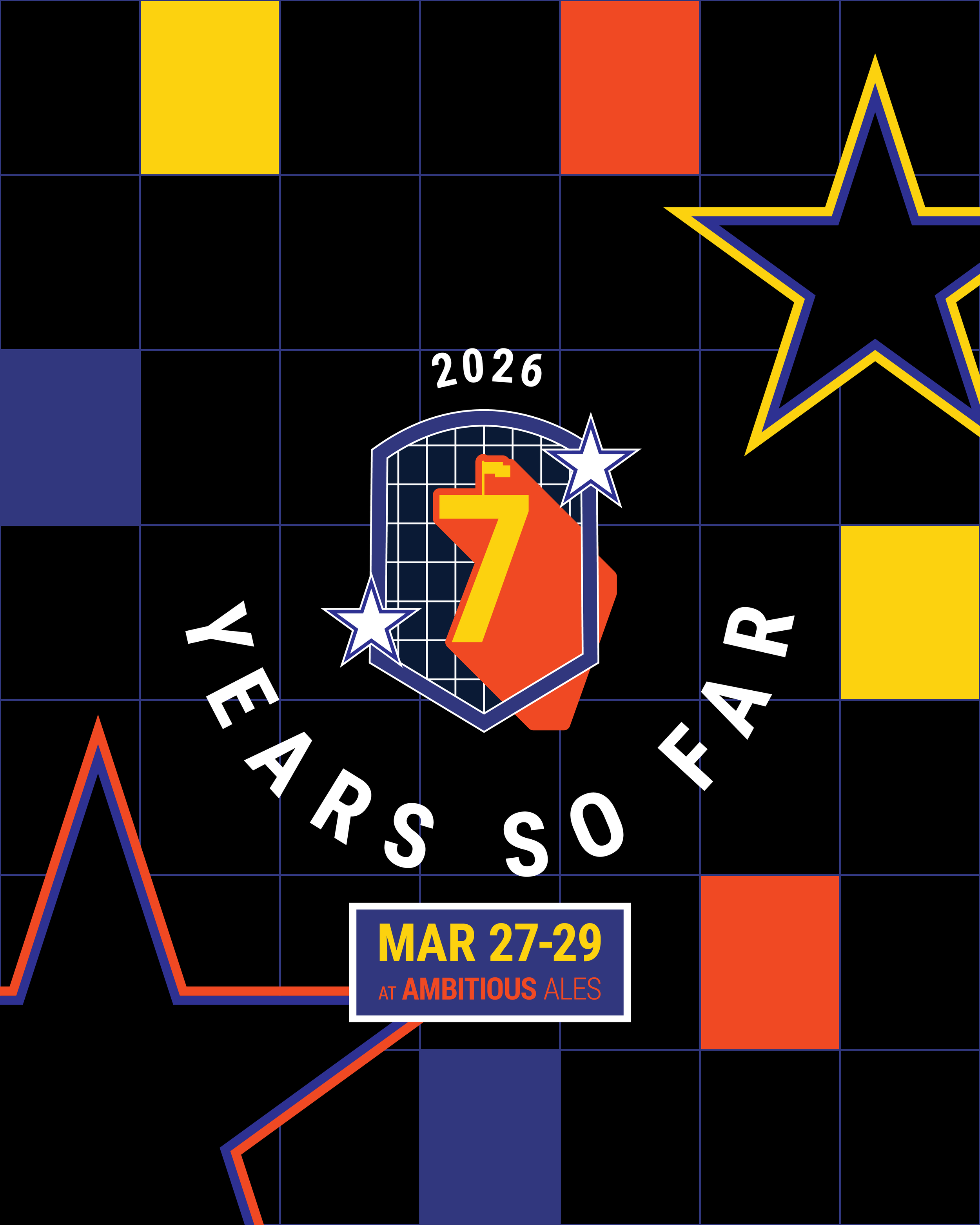 Ambitious Ales 7 Year Anniversary. March 27-29 in Long Beach CA.