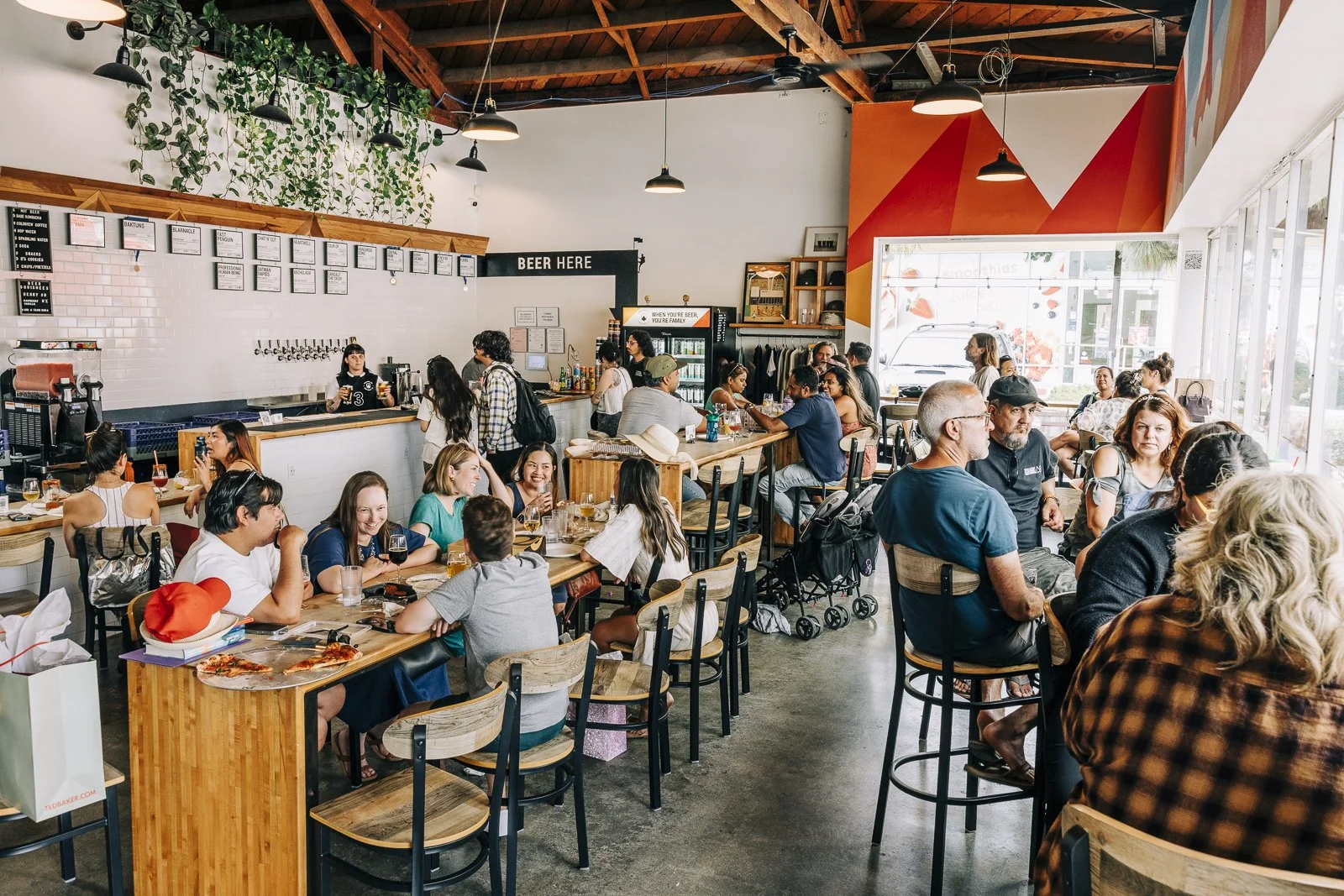 Ambitious Ales Tasting Room in Long Beach, CA.