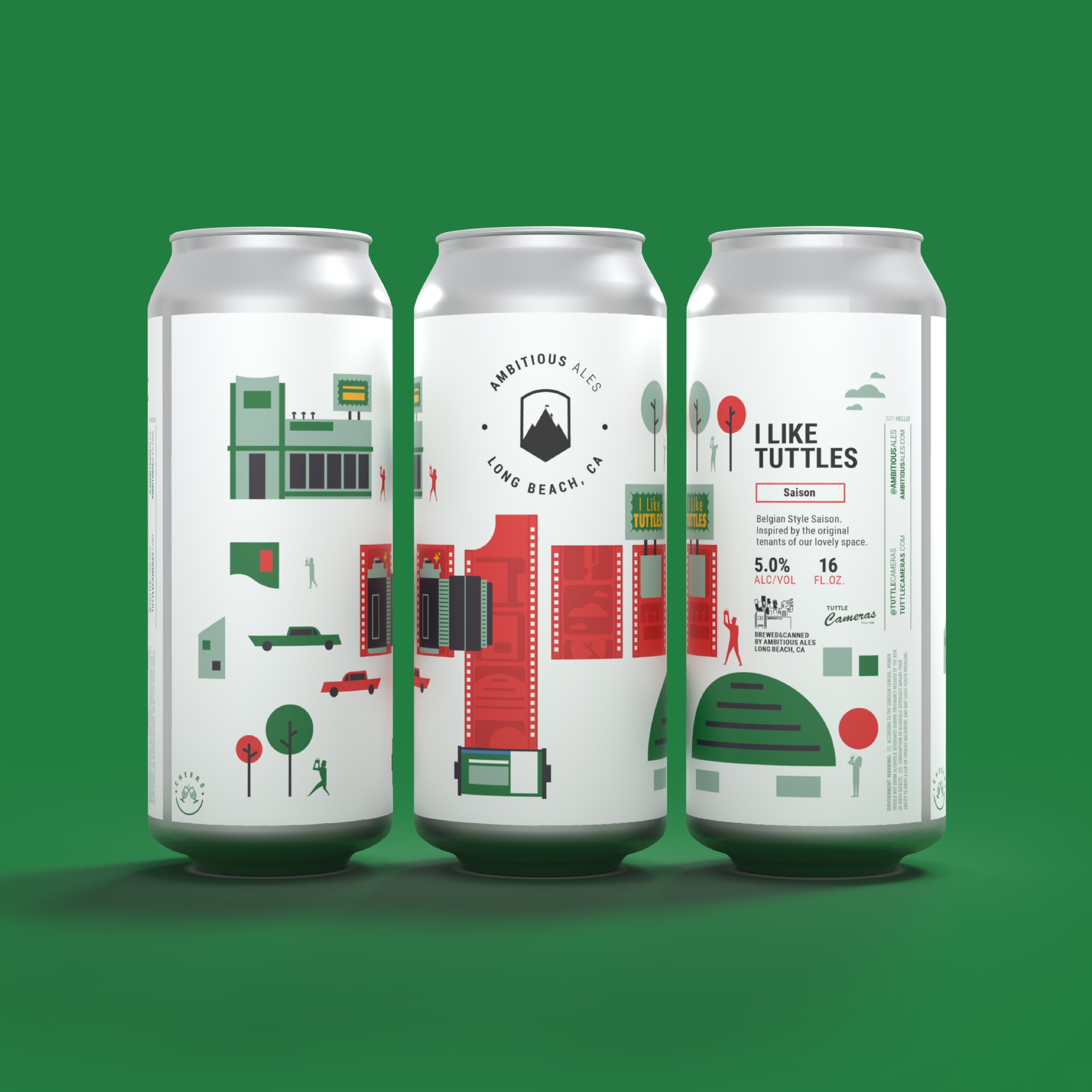 I like Tuttles. Saison brewed by Ambitious Ales in Long Beach CA.