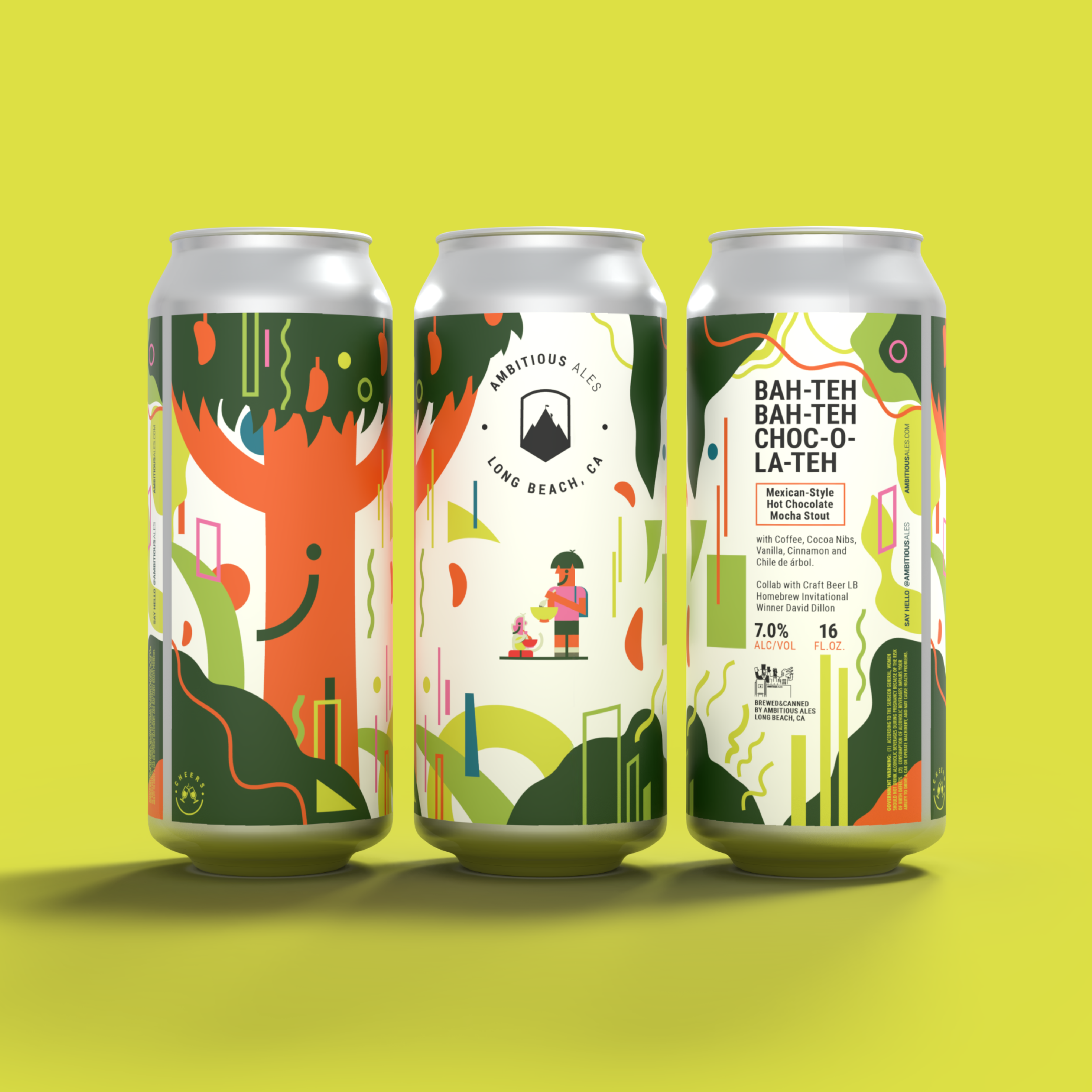 Bah-Teh Bah-Teh Choc-o-la-teh Brewed in Long Beach CA by Ambitious Ales