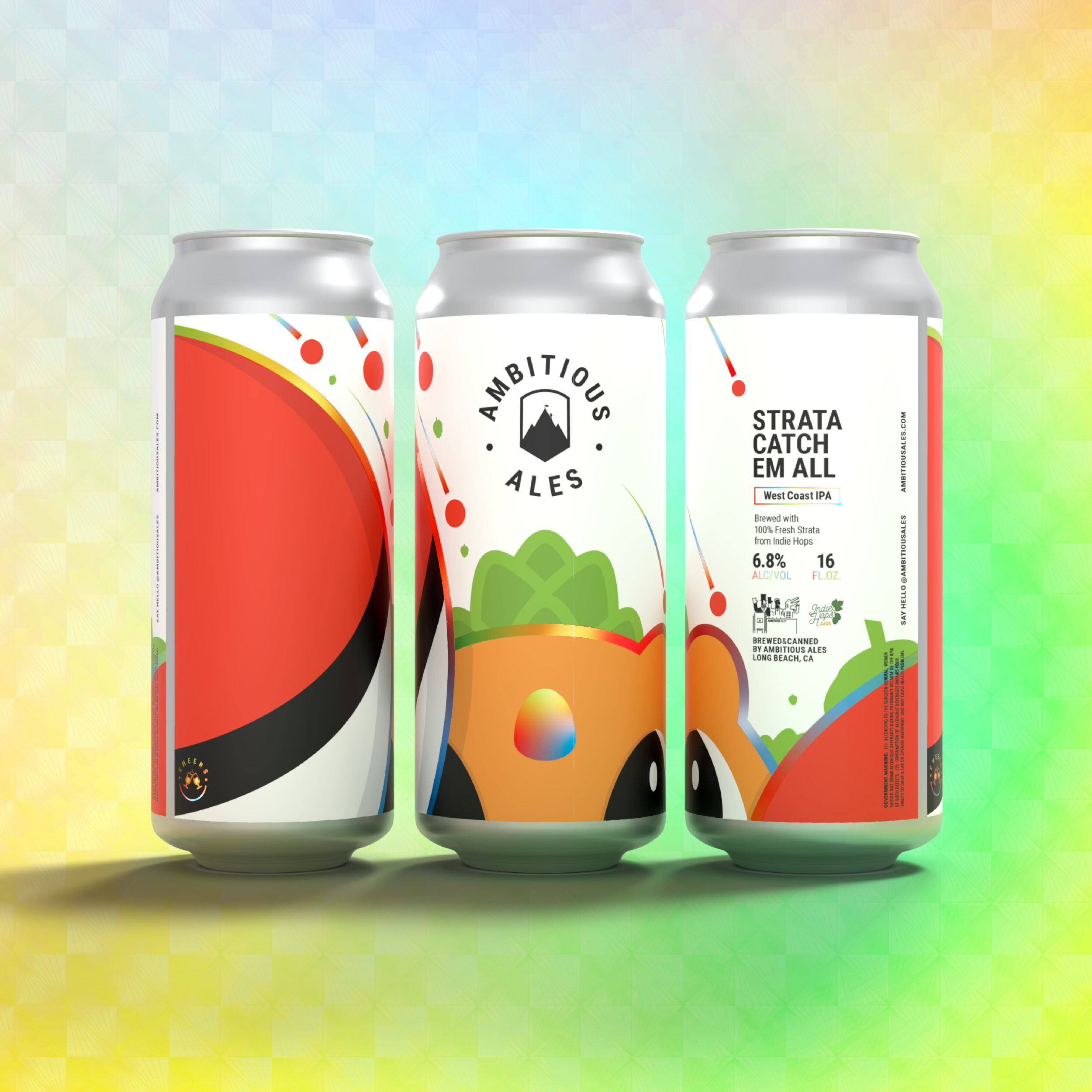Strata Catch Em All - Fresh Hop West Coast IPA brewed by Ambitious Ales in Long Beach CA