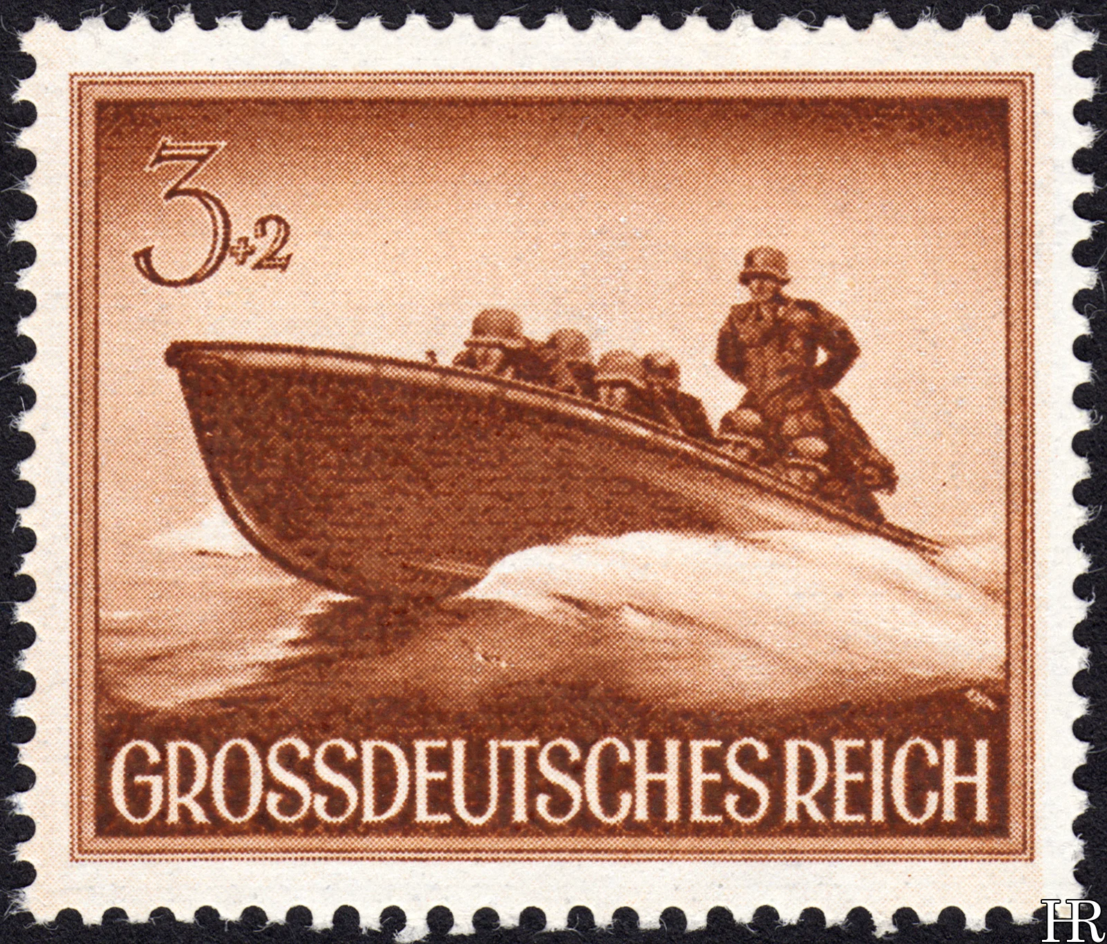 3 pfennige + 2 pfennige