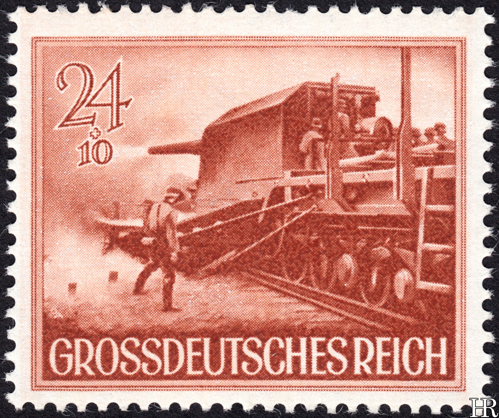 24 pfennige + 10 pfennige