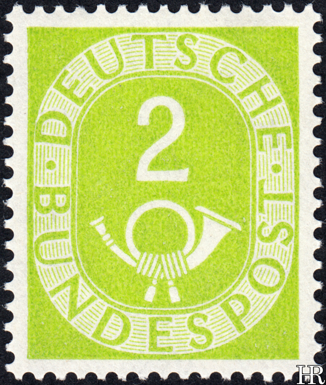 2 pfennig (1 August 1951)