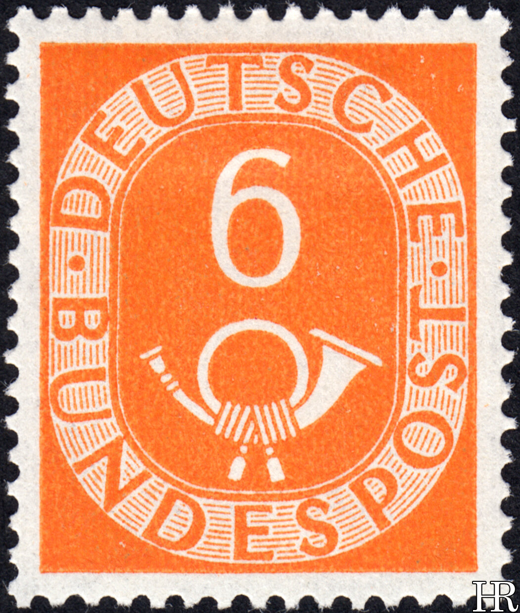 6 pfennig (20 September 1951)