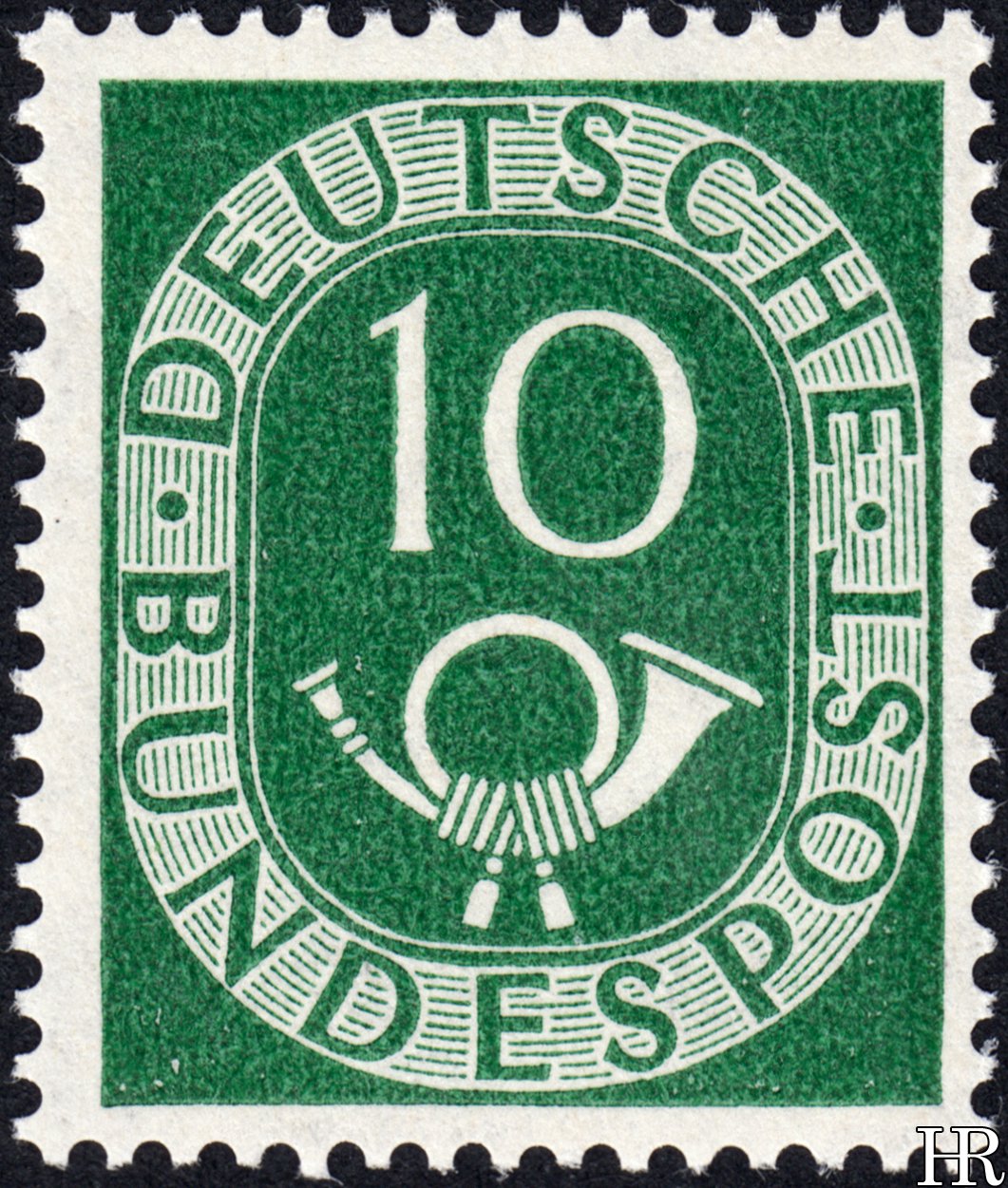 10 pfennig (20 June 1951)