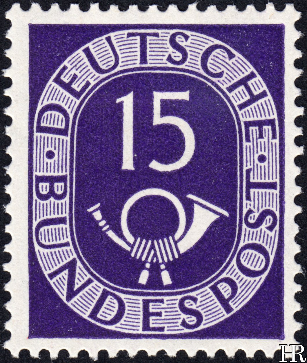 15 pfennig (20 September 1951)