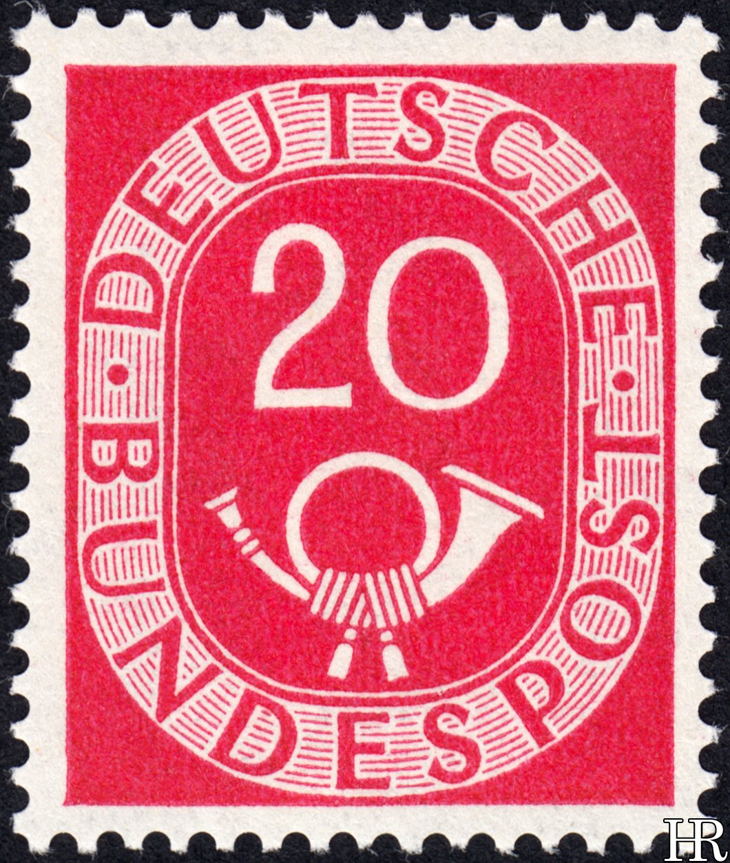 20 pfennig (20 June 1951)