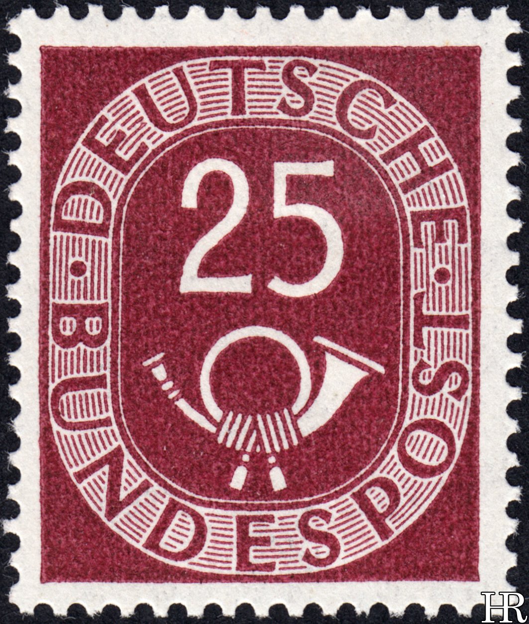 25 pfennig (20 September 1951)