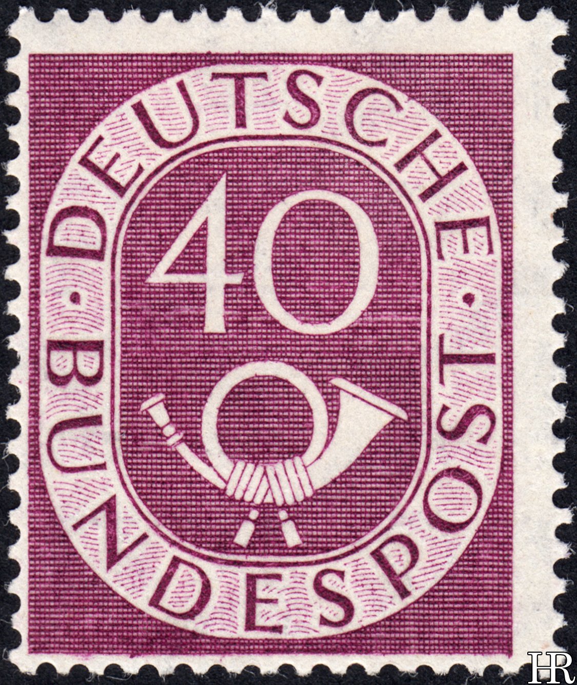 40 pfennig (20 December 1951)