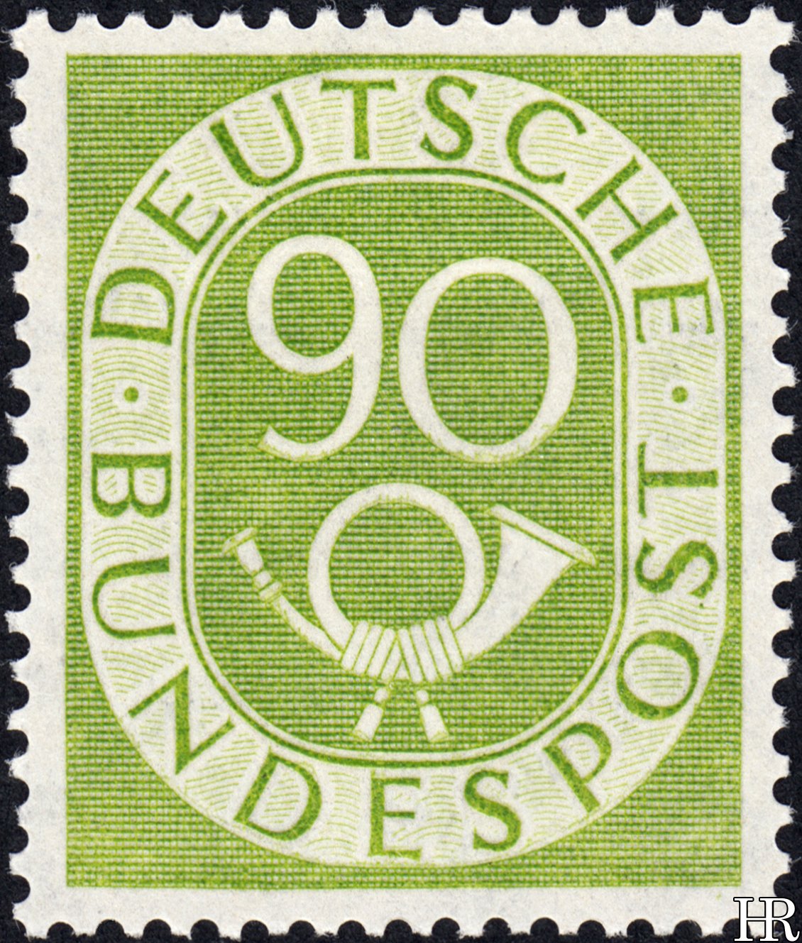 90 pfennig (16 April 1952)