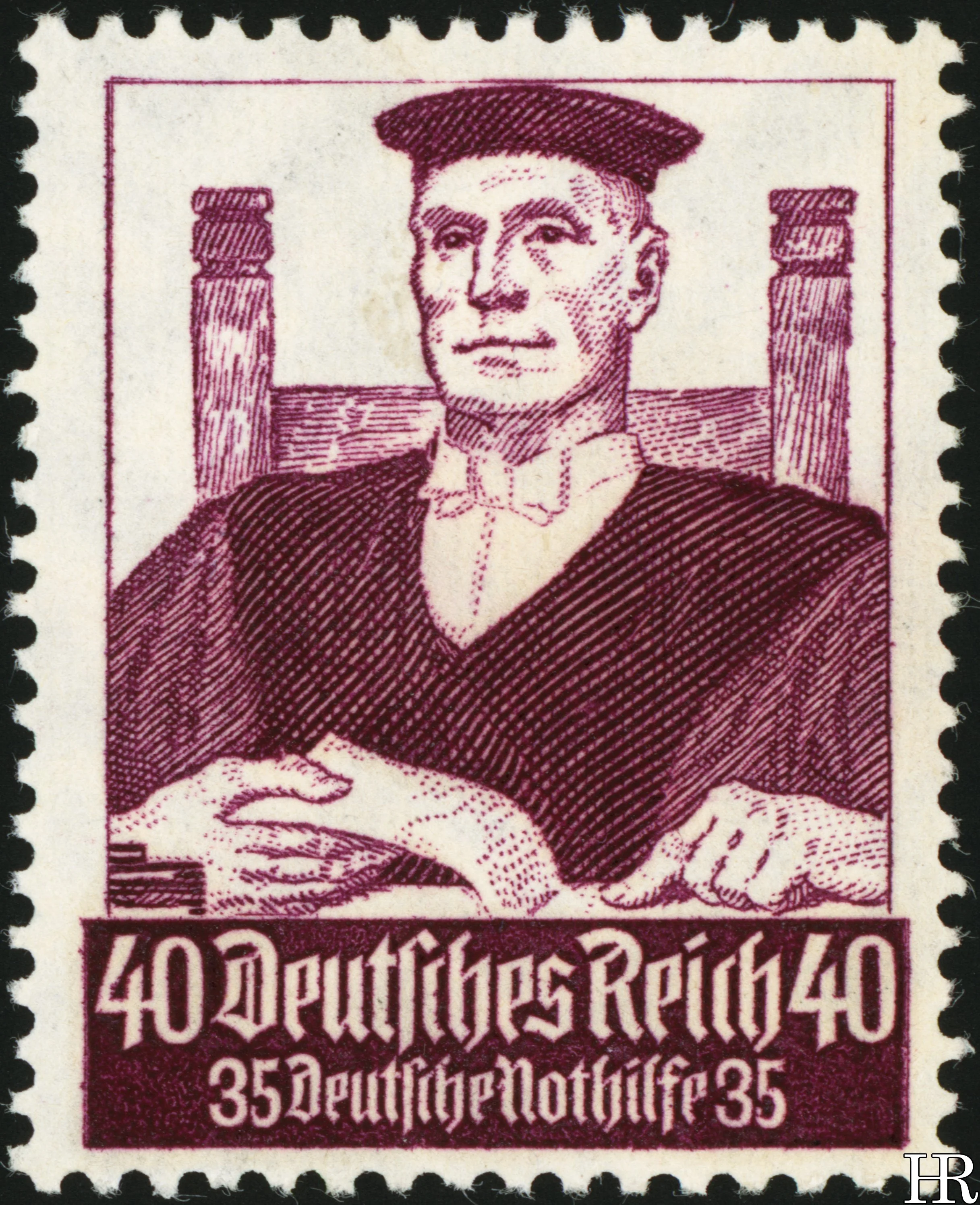 40+35 pfennig (judge)