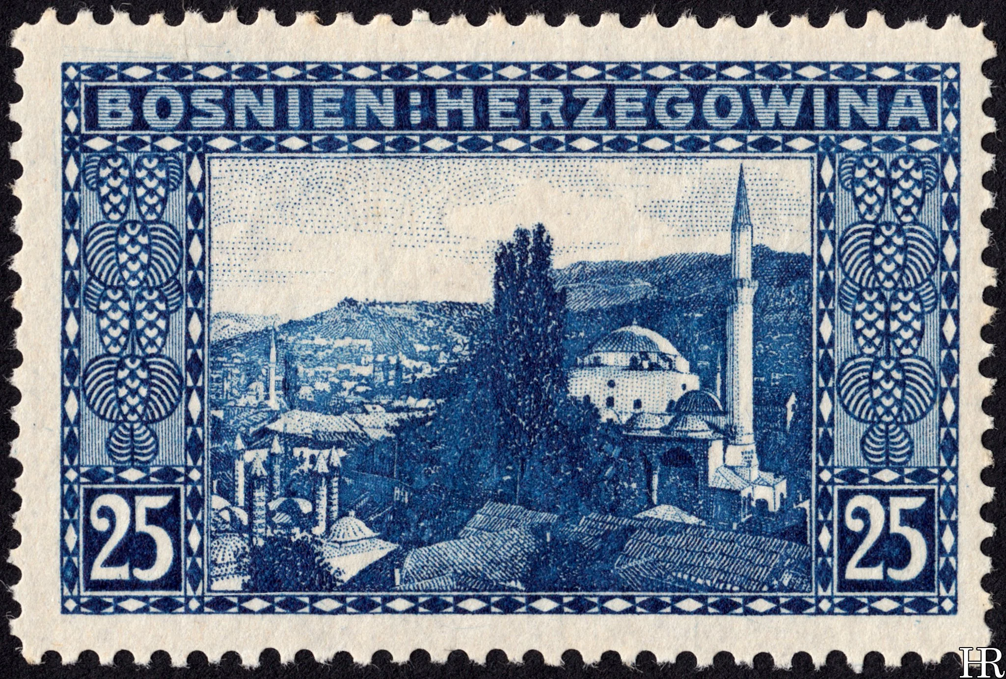 25 heller - "The Bey's Mosque, Sarajevo"