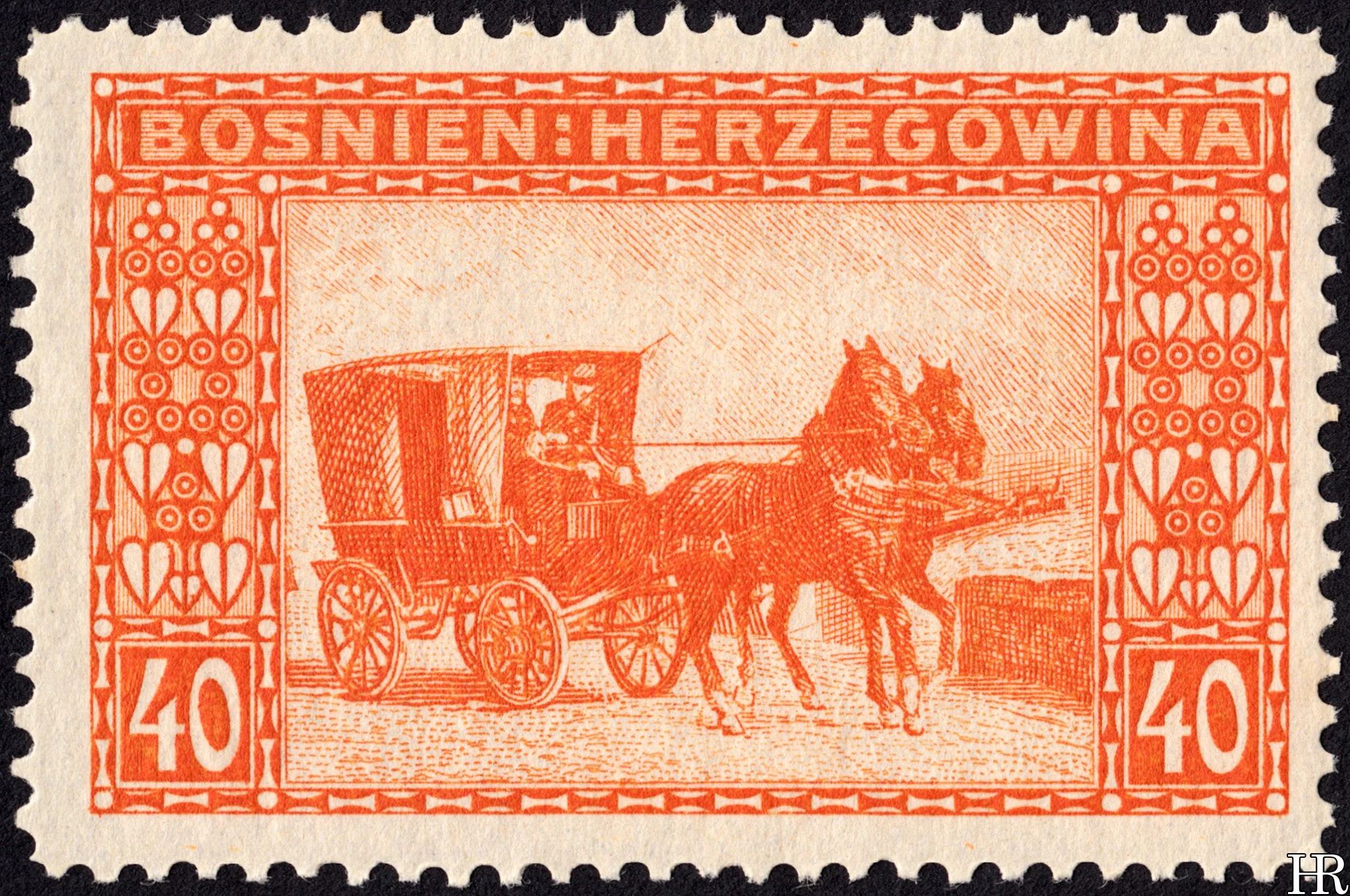 40 heller - "Mail Wagon"