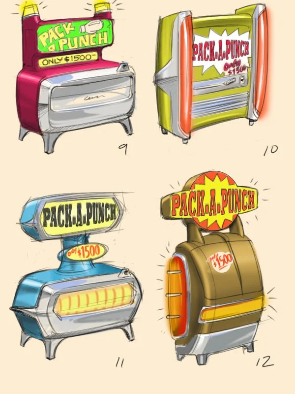 Ideas for a Zombie perk machine, Pack-a-Punch 9-12