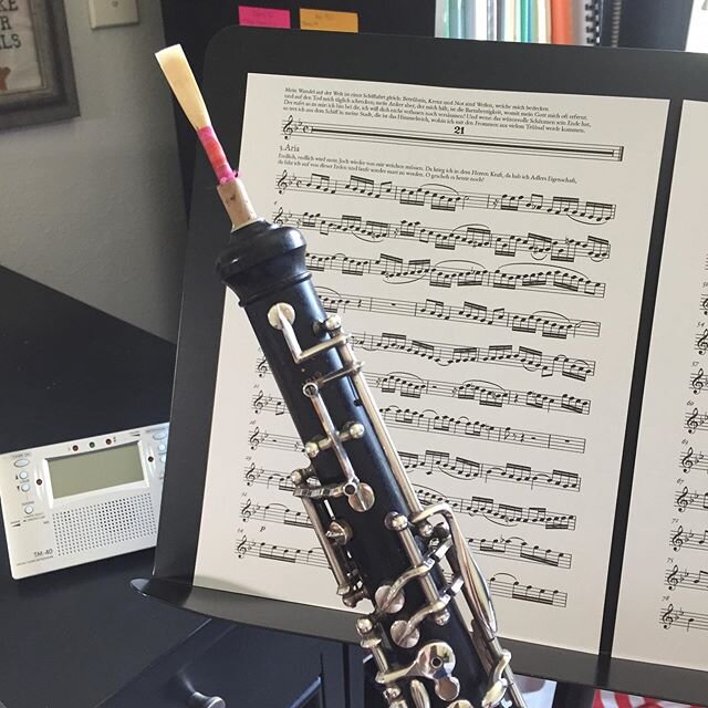 I did a thing today. I played my oboe. Just for myself. Not demonstrating something in a lesson, not testing reeds. I&rsquo;m a little embarrassed to say that I haven&rsquo;t done this in weeks, but it&rsquo;s where I&rsquo;ve been with all this quar