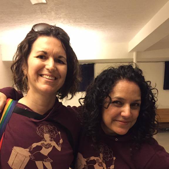Your fearless hosts Dianna (right) and Courtney (left).