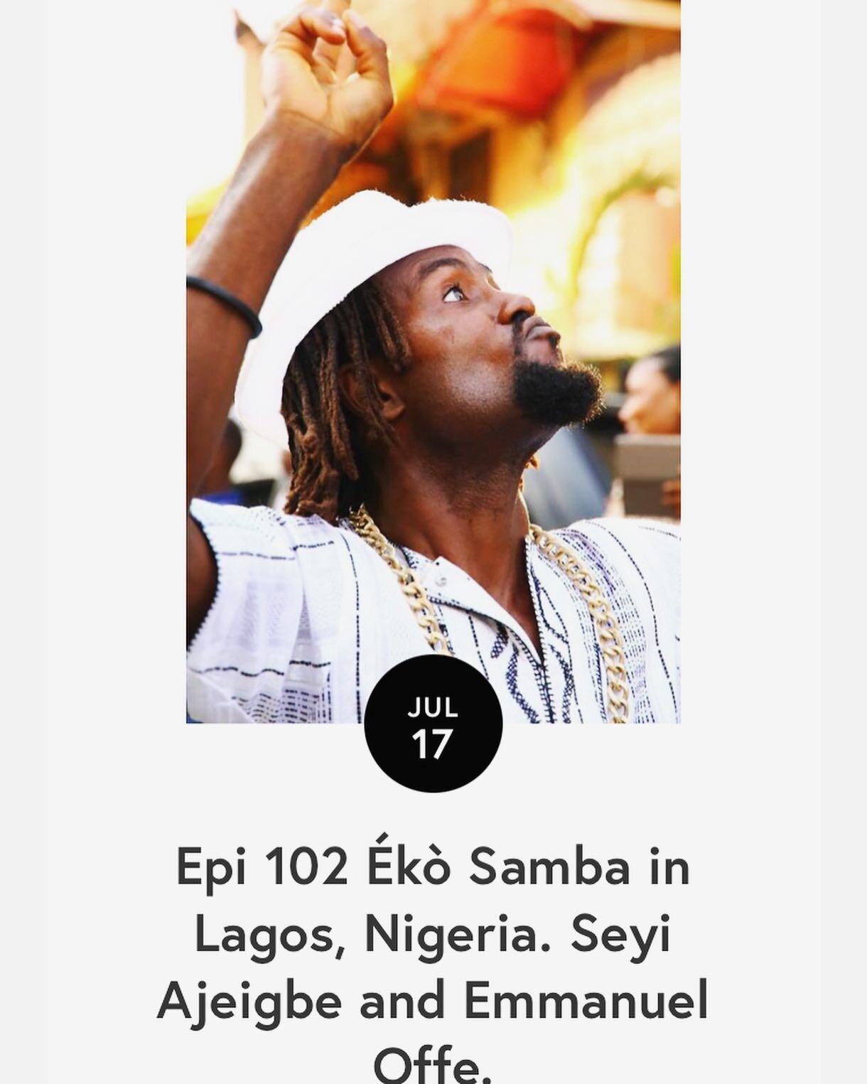 It is always a great pleasure when we are able to chat with people/groups that we've been admiring for a long time, and this is one of those times.  Eko Samba Community from Lagos, Nigeria, has been on our radar for a while, and it was so great to sp