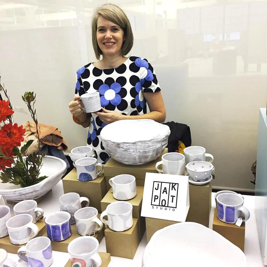 Julie Knight at the Martha Stewart American Made Summit in New York City, 2016.