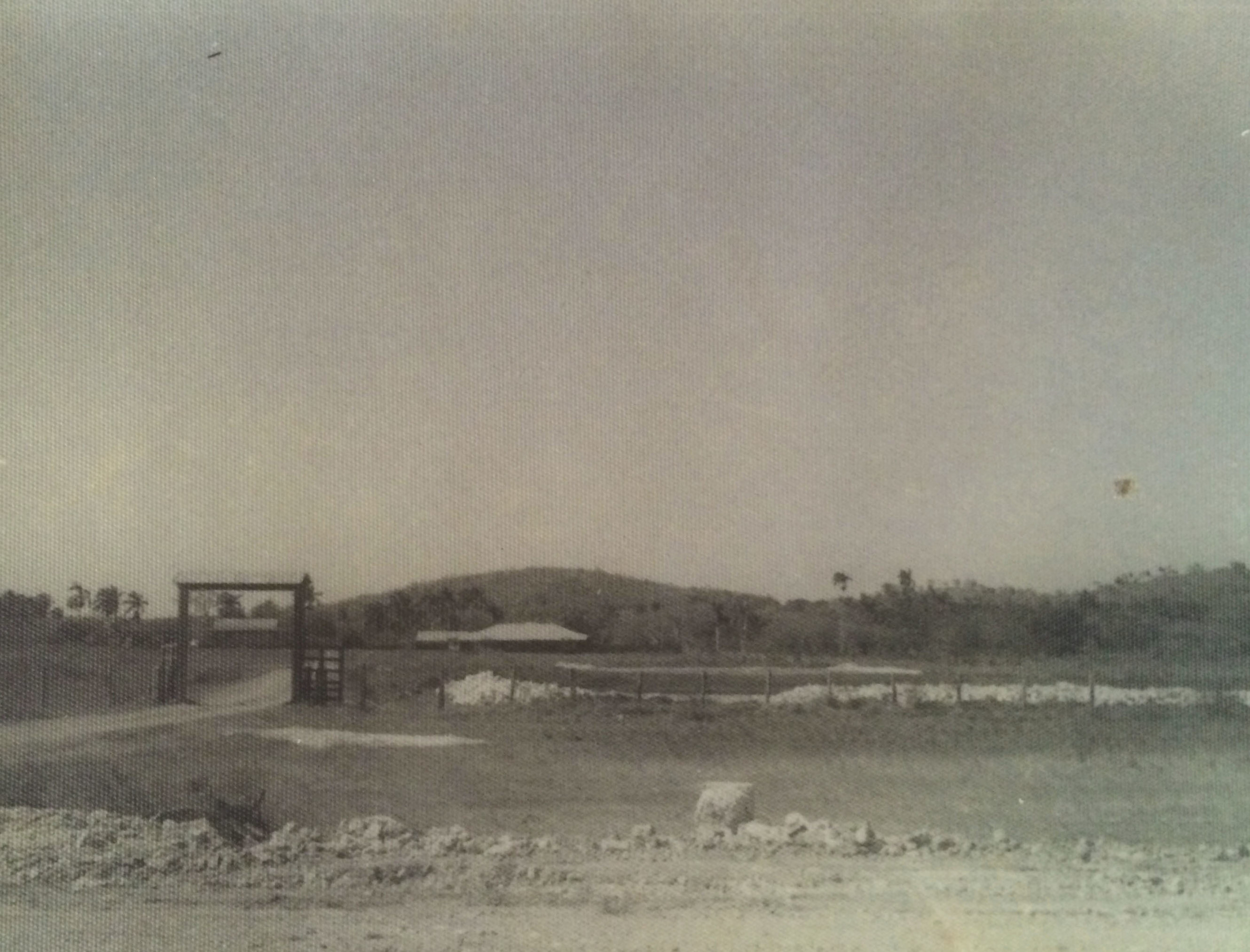 An image my grandmother provided of the entrance to the ranch over 57 years ago