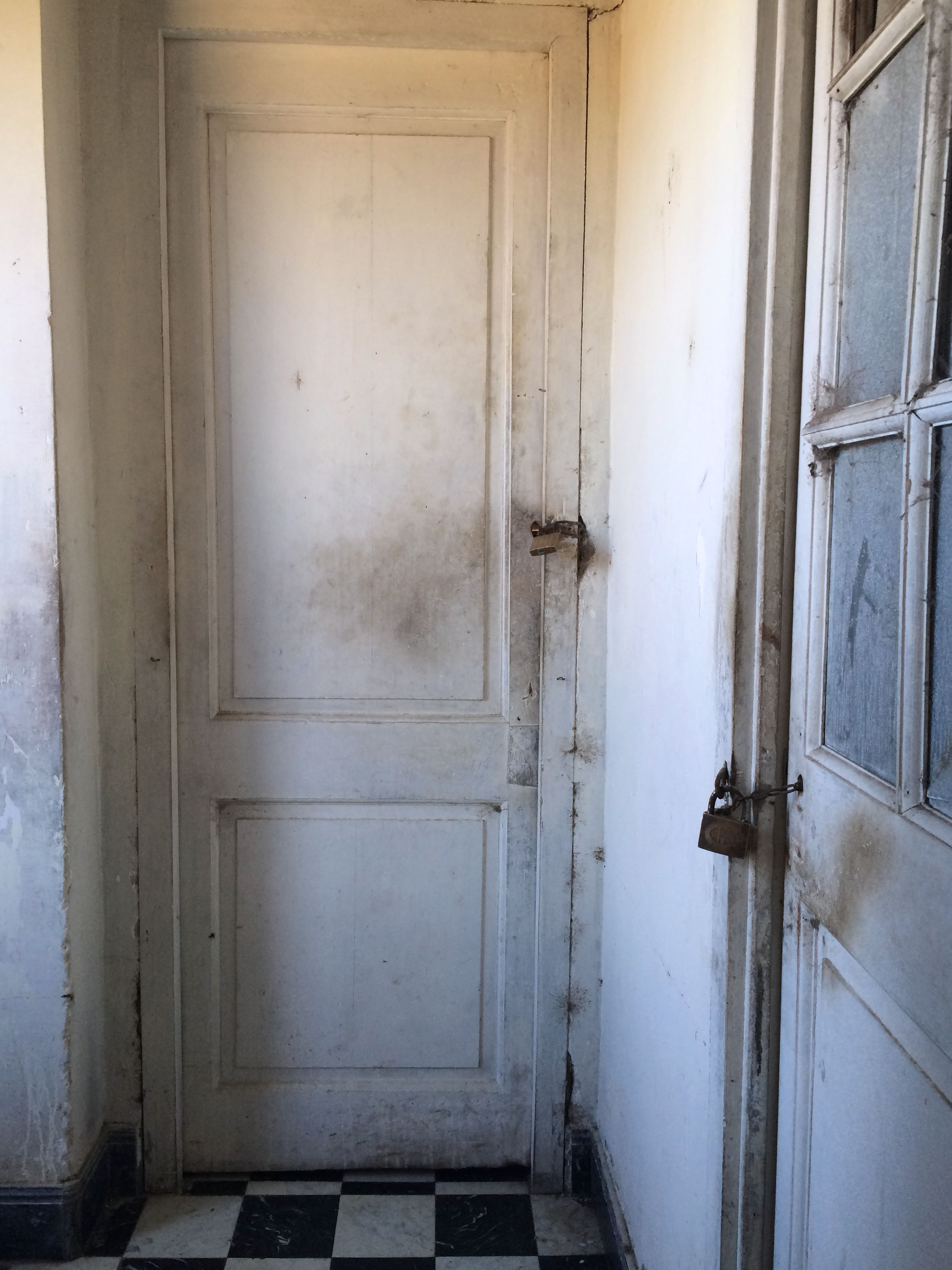 Locked upstairs doors