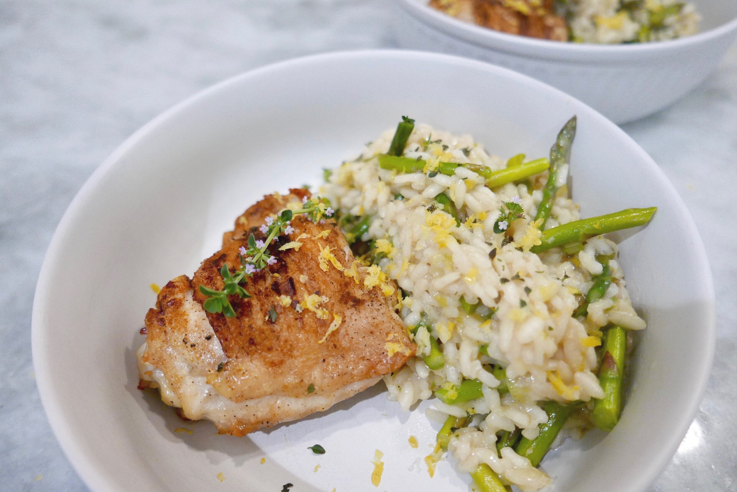 taste: lemon asparagus risotto