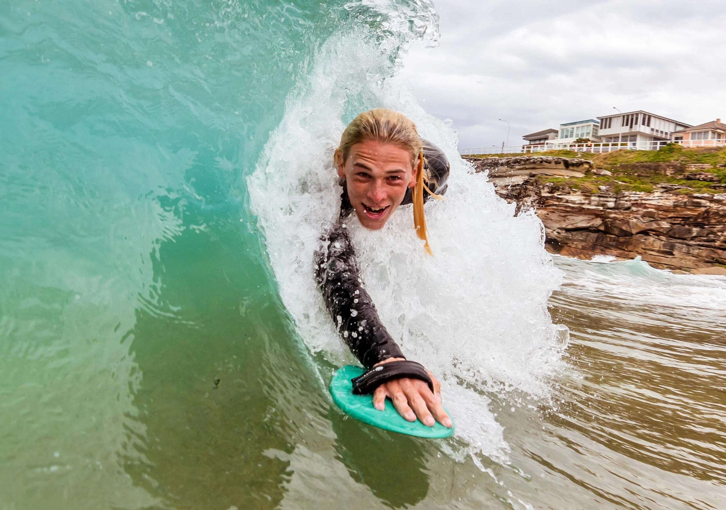 Getting barreled whilst bodysurfing is one of the best feelings in the world and the view is unbelievable!