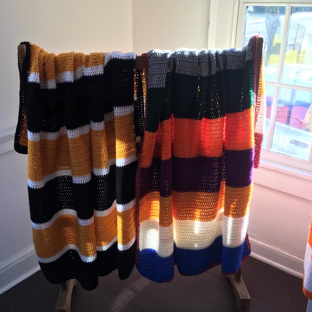 Crochet blanket by Althea Massey