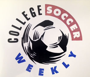 Logo for College Soccer Weekly, the website I wrote for in 1996